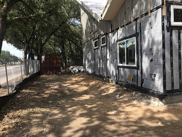 Access Down West Side To Rear
